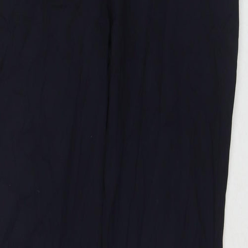 NEXT Womens Blue Polyester Trousers Size 12 L30 in Regular Zip