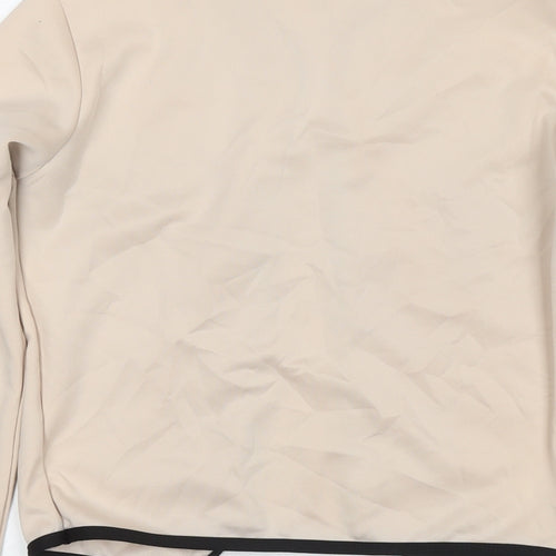 Boohoo Womens Beige Polyester Kimono Blouse Size 8 V-Neck