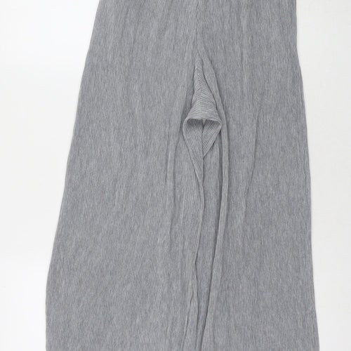 Uniqlo Womens Grey Polyester Trousers Size XS L25 in Regular