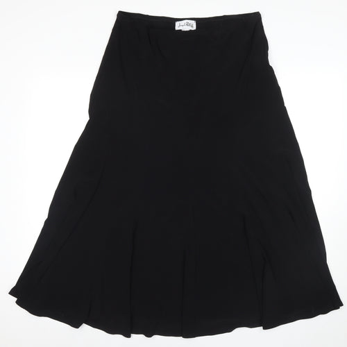 Joseph Ribkoff Womens Black Polyester A-Line Skirt Size 16