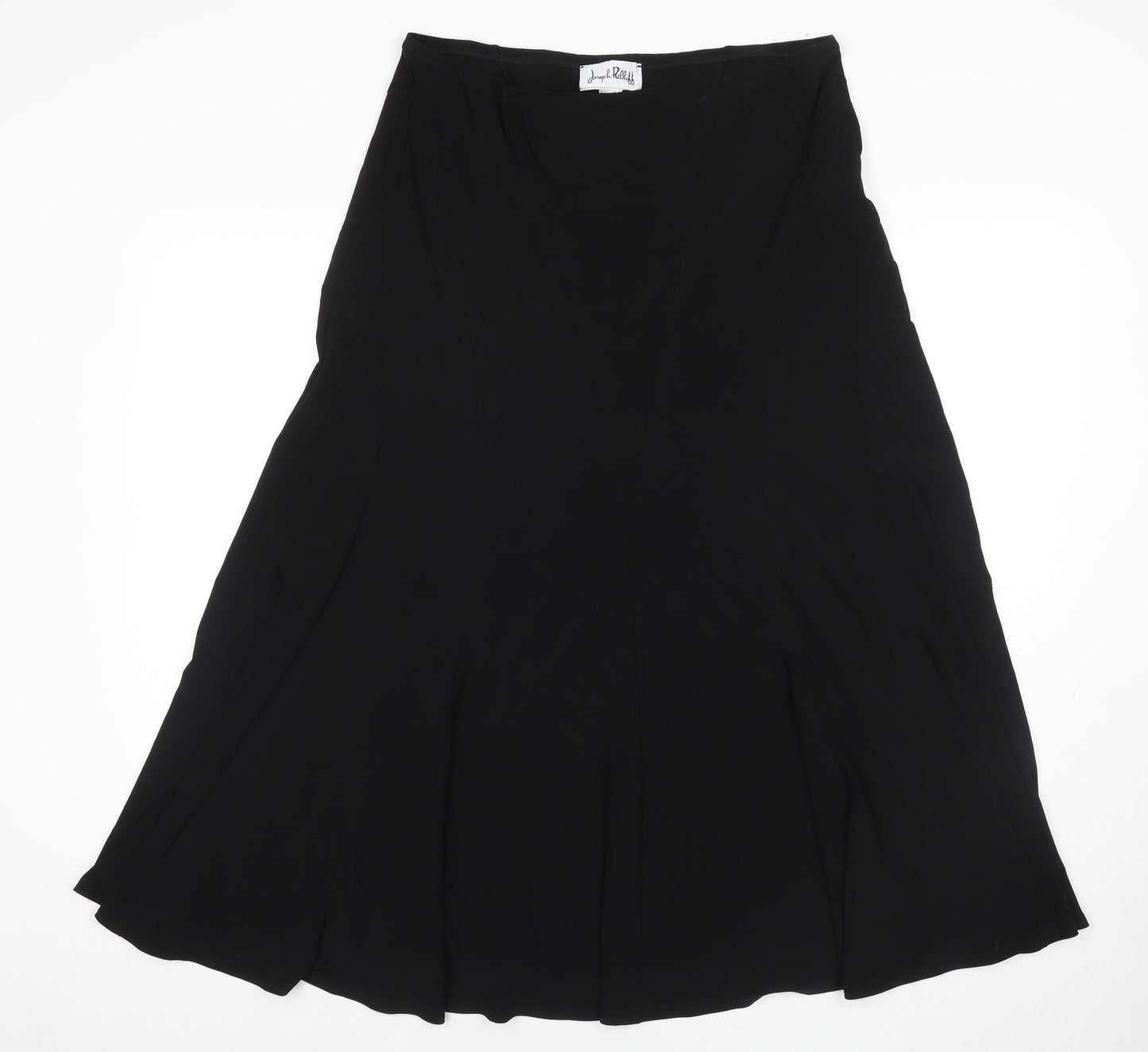 Joseph Ribkoff Womens Black Polyester A-Line Skirt Size 16