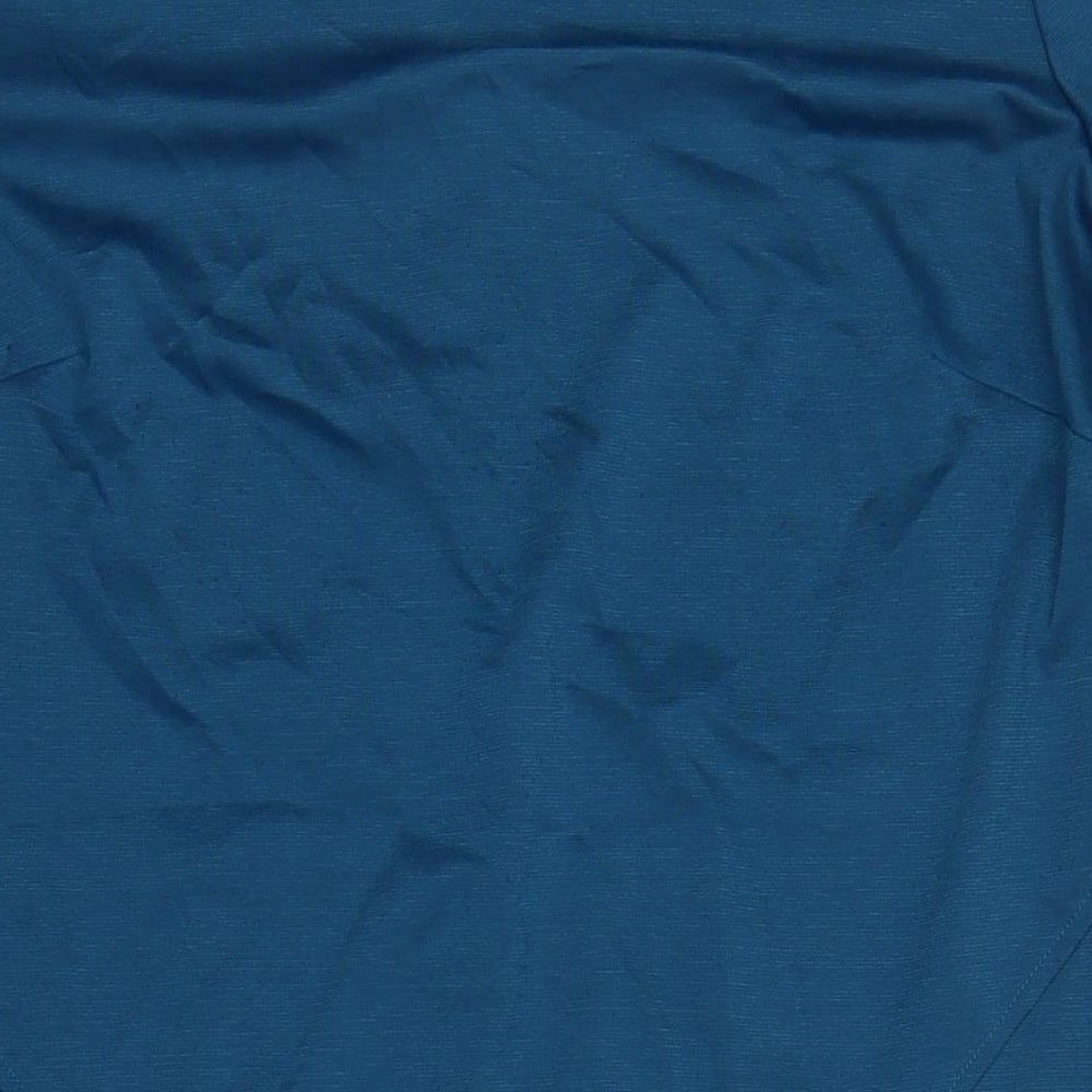 Wallis Womens Blue Polyester A-Line Size 18 Round Neck Zip