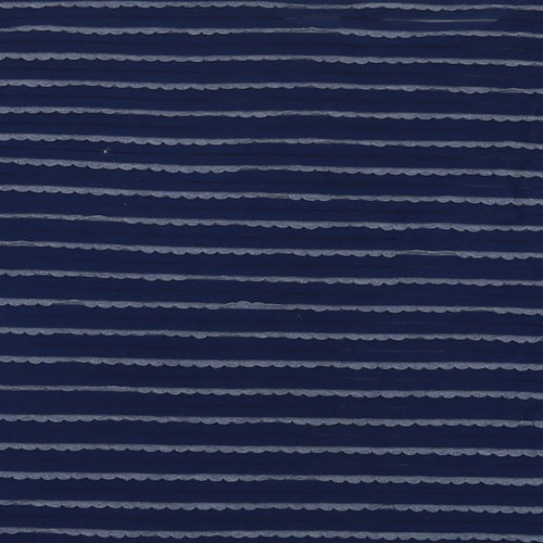 Arcadia Womens Blue Striped Polyester Basic T-Shirt Size 20 Round Neck