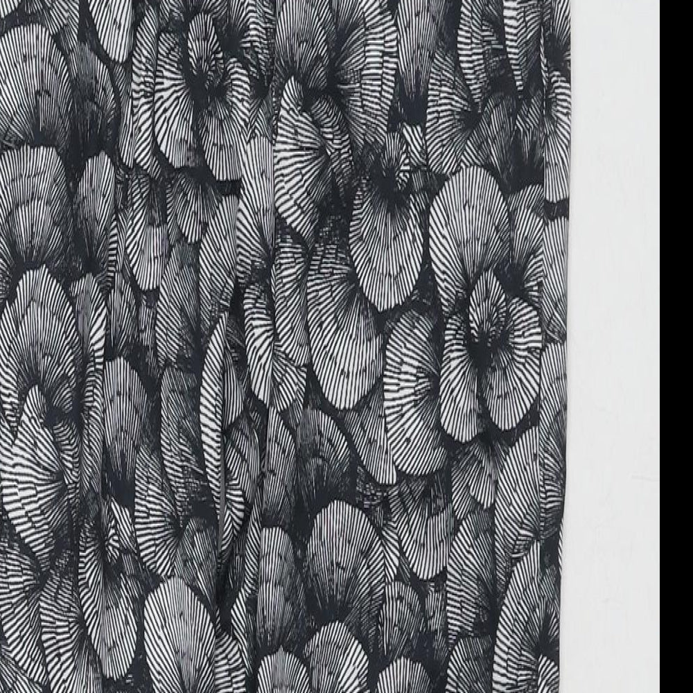 GUESS Womens Grey Polyester Trousers Size 4 L23 in Regular