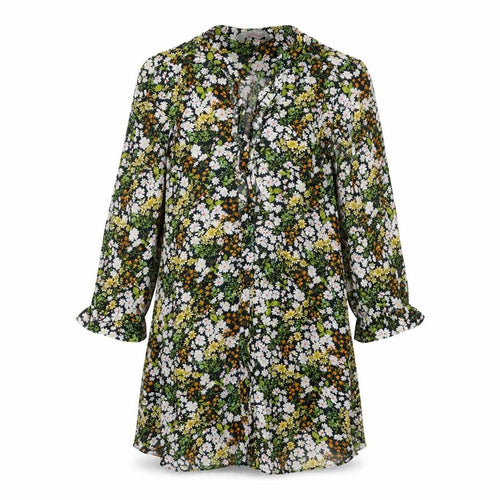 Dorothy Perkins Womens Multicoloured Floral Viscose Shirt Dress Size 10 Collared Button
