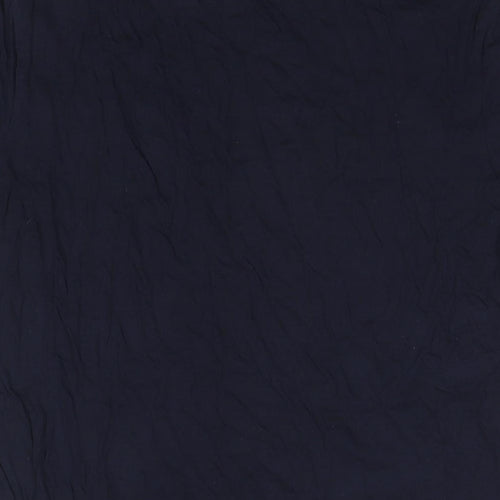 Pull&Bear Mens Blue Cotton T-Shirt Size L Round Neck
