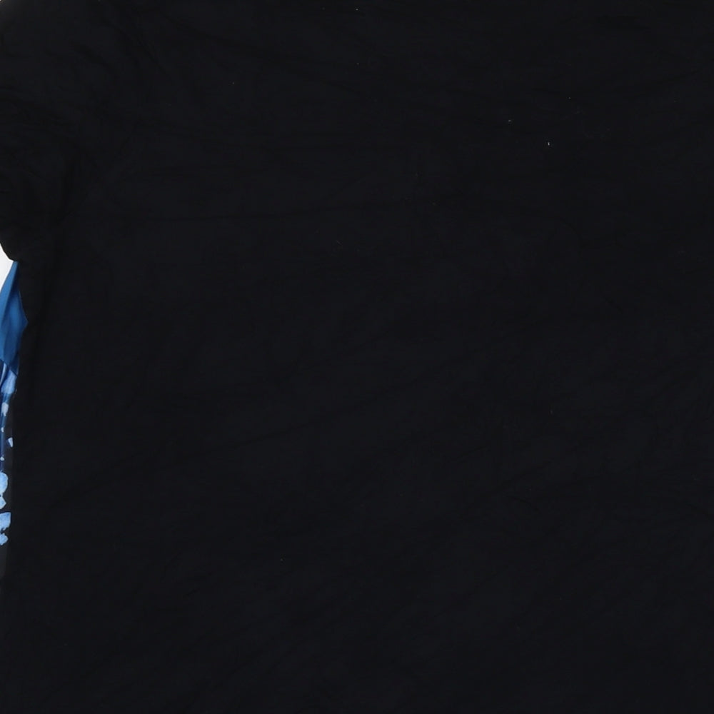 Marks and Spencer Womens Multicoloured Geometric Polyester Tunic Blouse One Size Round Neck