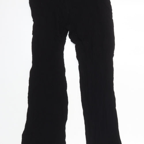 Urban Outfitters Womens Black Viscose Trousers Size XL L24 in Regular