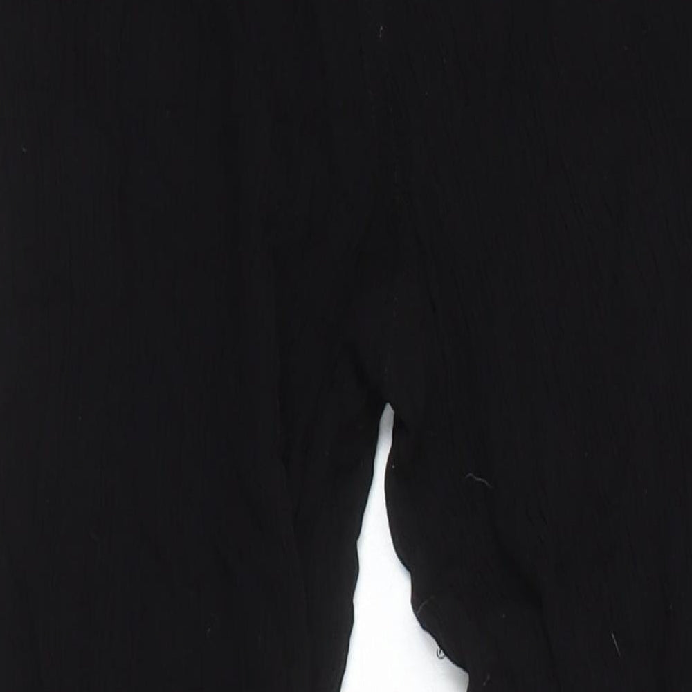 Urban Outfitters Womens Black Viscose Trousers Size XL L24 in Regular