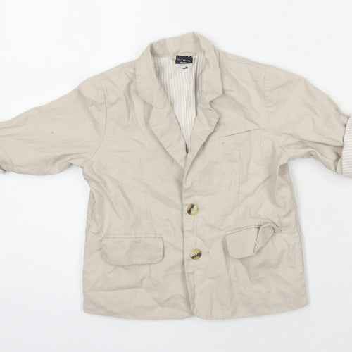 NEXT Boys Beige Jacket Blazer Size 2 Years