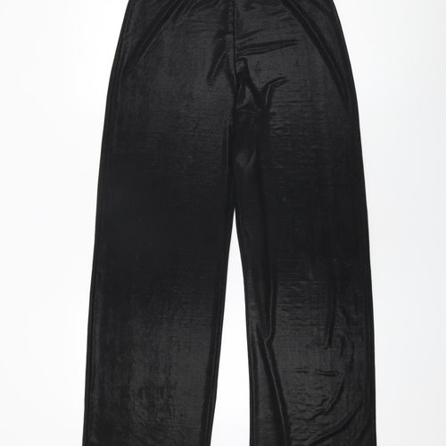 Vladim Womens Black Polyester Trousers Size 14 L32 in Regular