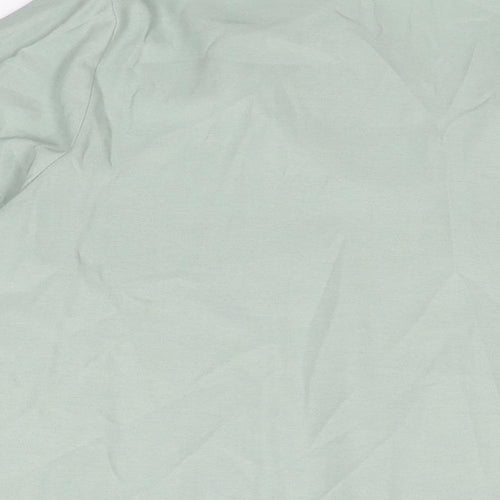 essence Womens Green Viscose Basic Button-Up Size 20 Collared