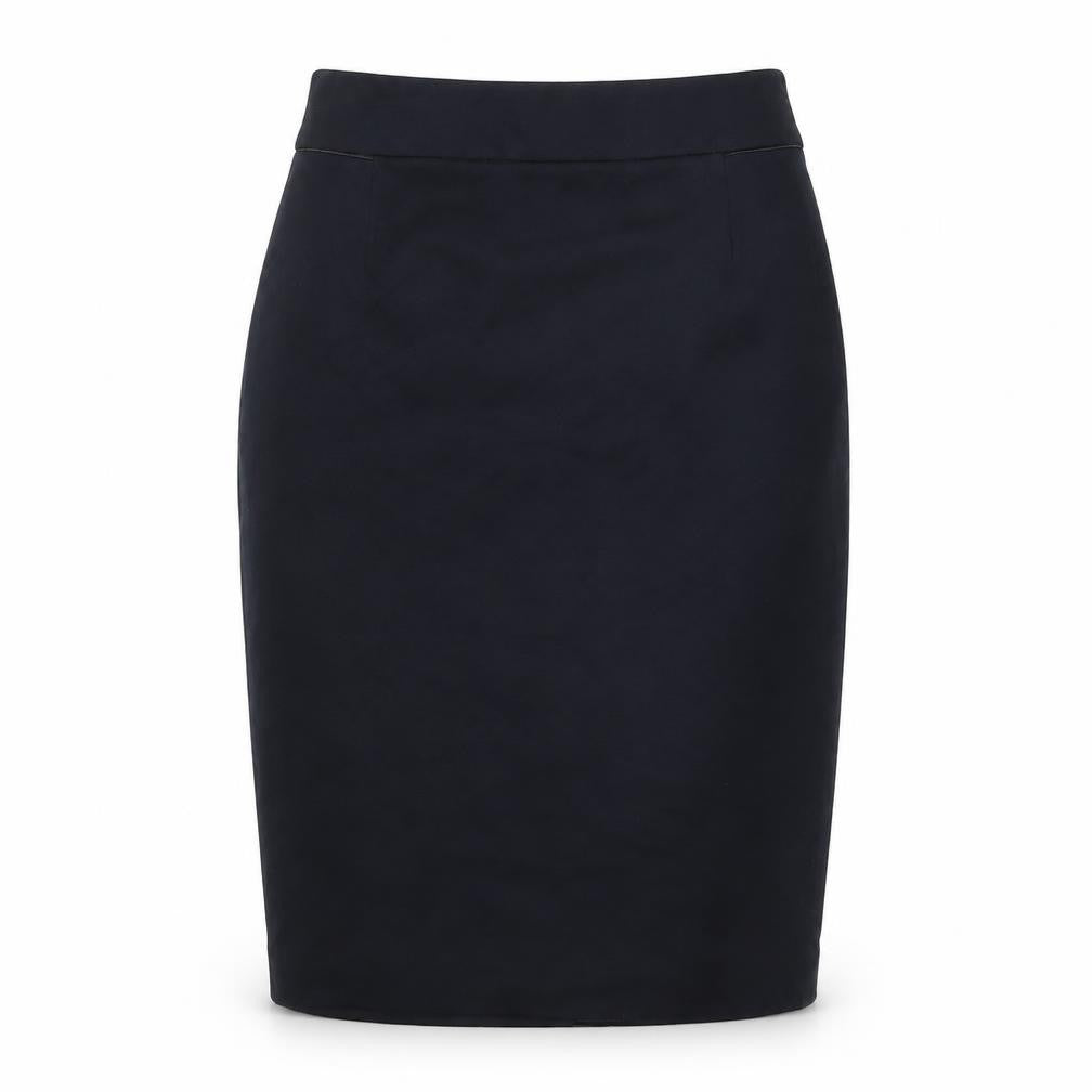 Tahari Womens Blue Rayon Straight & Pencil Skirt Size 6 Zip
