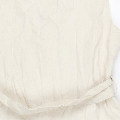 In the Style Womens Ivory Jacket Waistcoat Size 12 Button - Belted