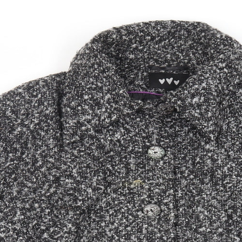 Per Una Womens Grey Jacket Blazer Size 18 Button