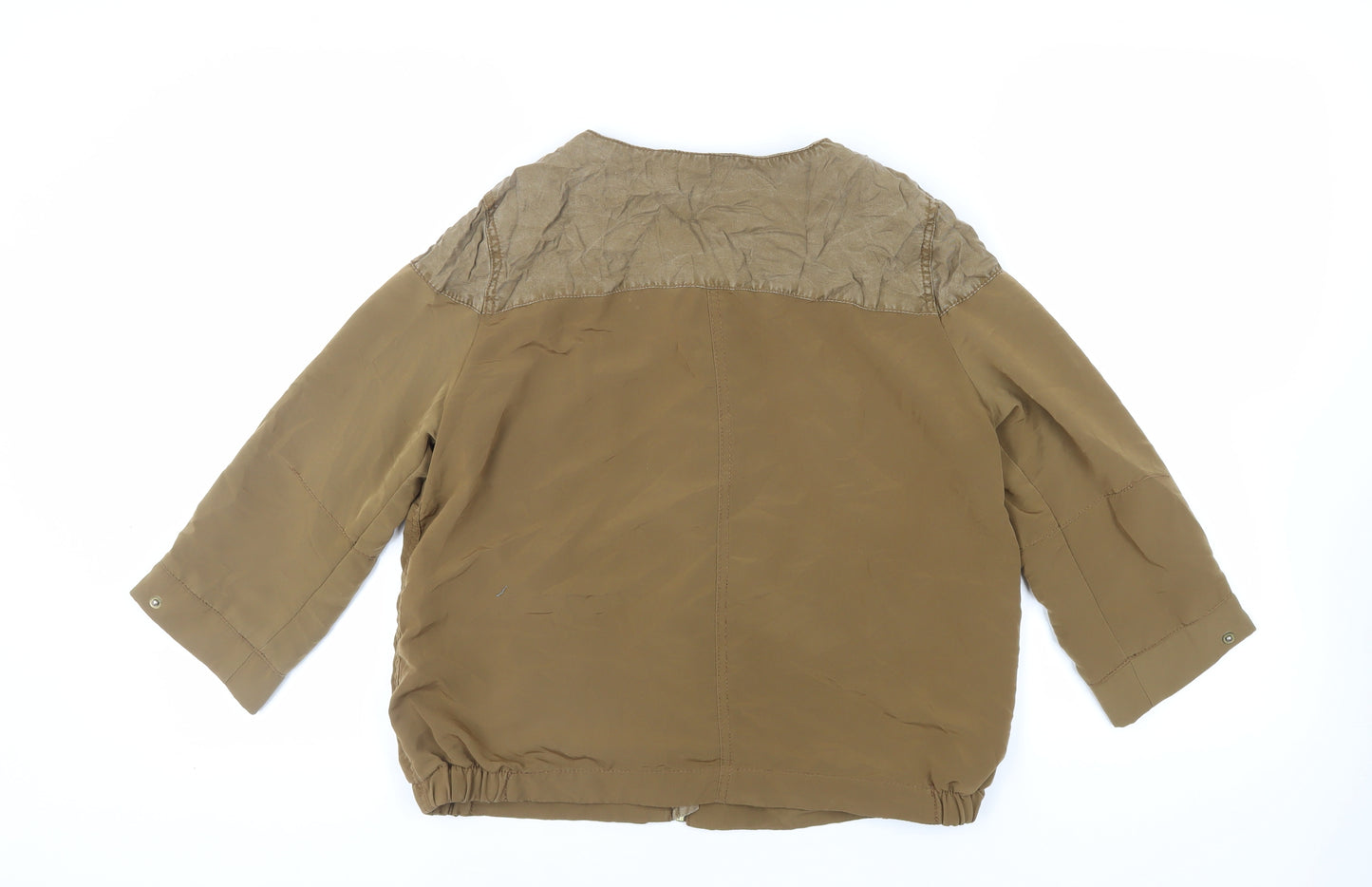 H&M Womens Brown Jacket Size 10 Zip