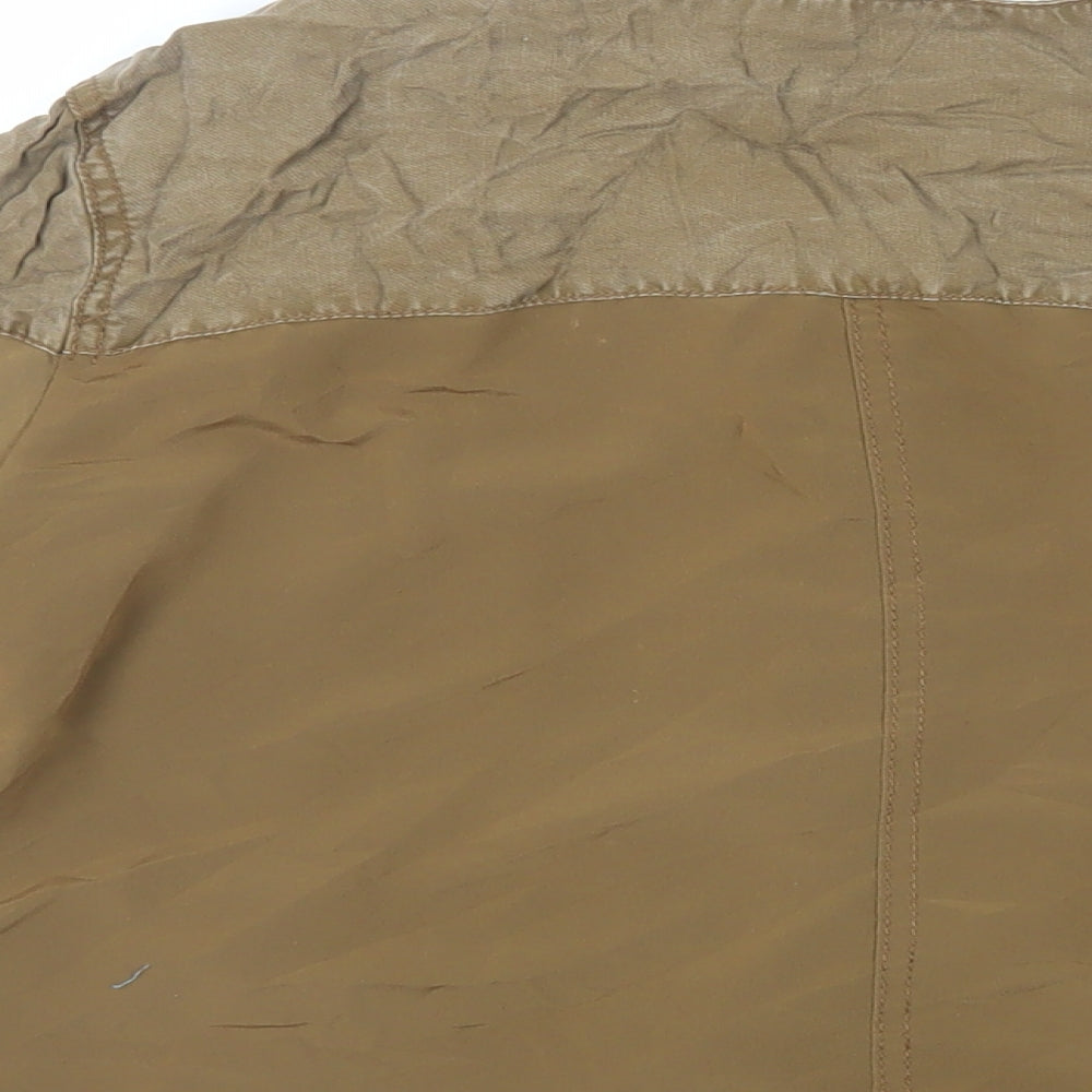 H&M Womens Brown Jacket Size 10 Zip