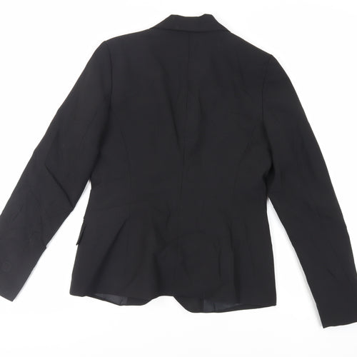 La Redoute Womens Black Jacket Blazer Size 10 Button