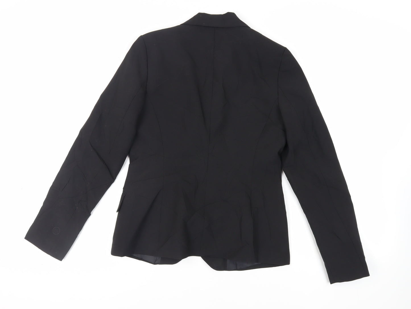 La Redoute Womens Black Jacket Blazer Size 10 Button