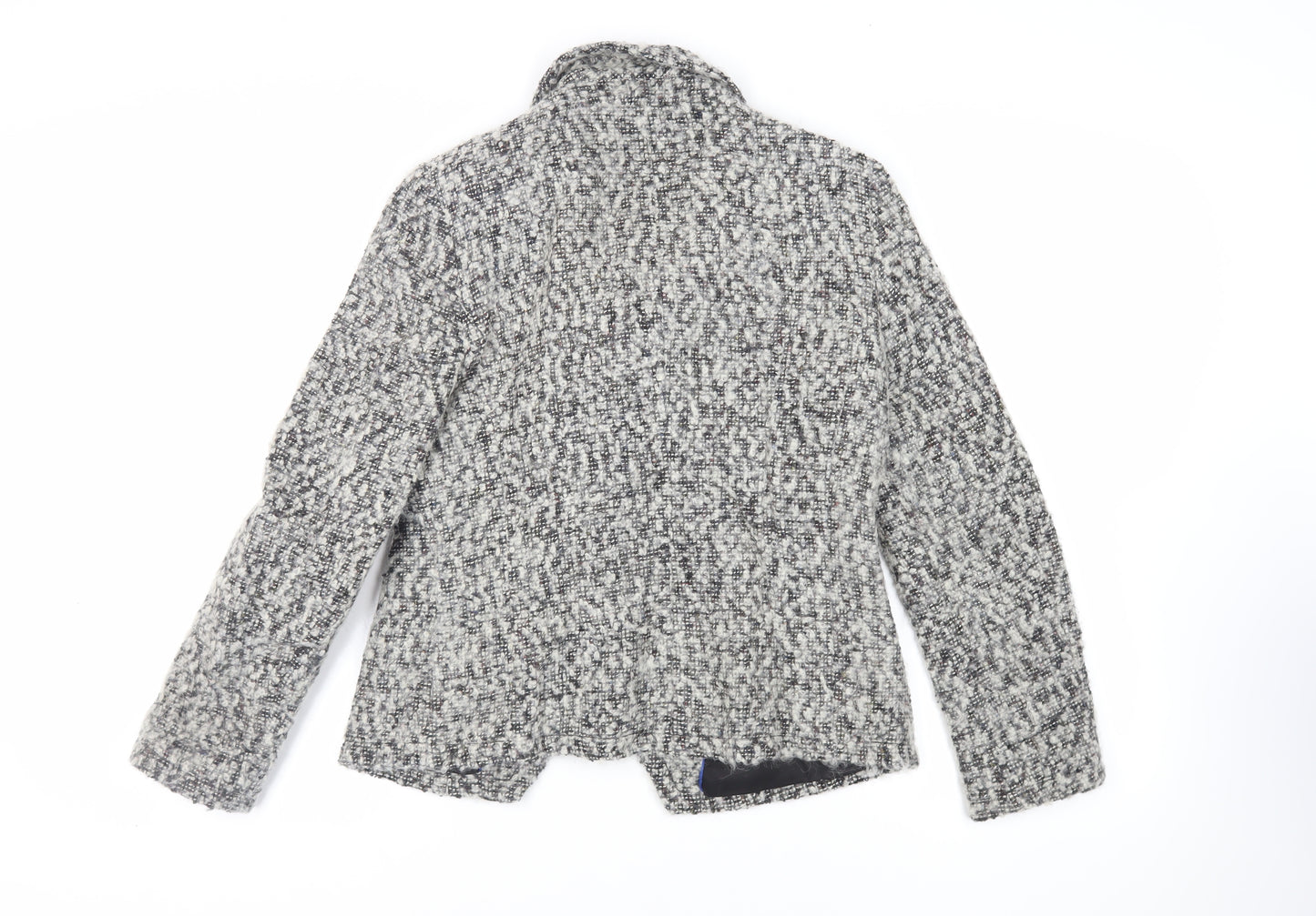 Per Una Womens Grey Jacket Blazer Size 10 Button