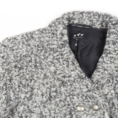 Per Una Womens Grey Jacket Blazer Size 10 Button