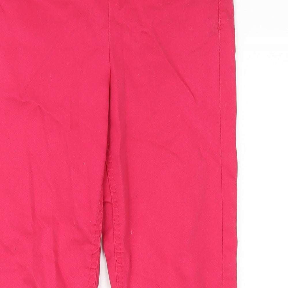 H&M Womens Pink Cotton Skinny Jeans Size 6 L27 in Regular Zip