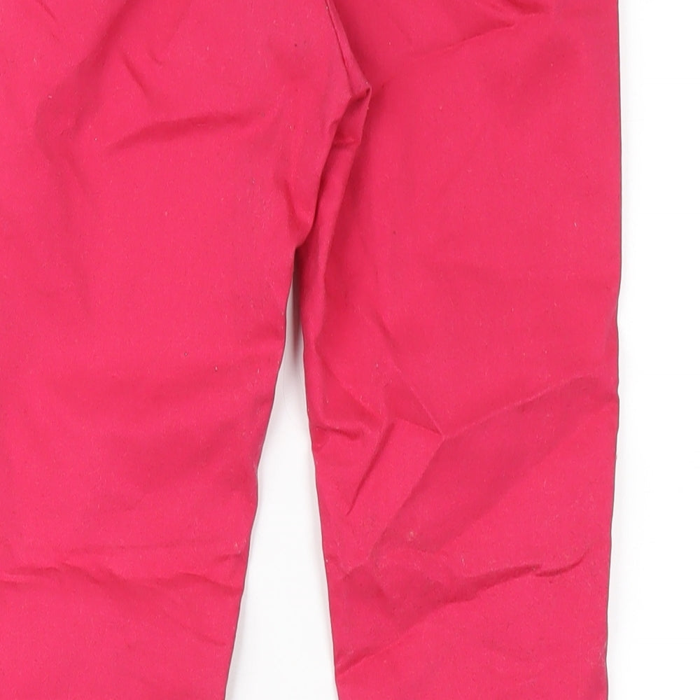 H&M Womens Pink Cotton Skinny Jeans Size 6 L27 in Regular Zip