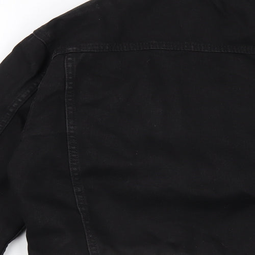 Topshop Womens Black Jacket Size 6 Zip