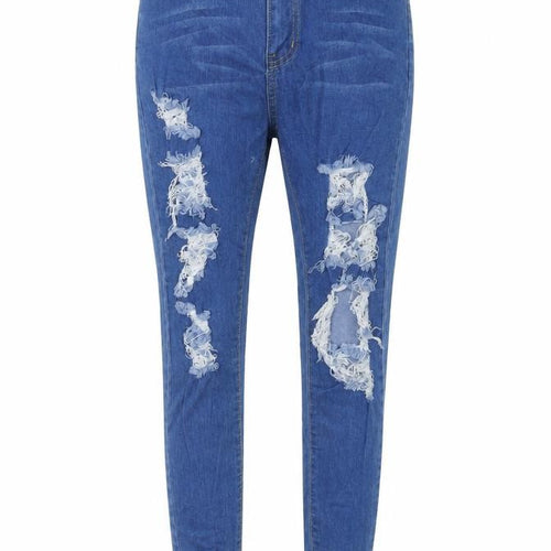 Denim Wise Womens Blue Cotton Skinny Jeans Size 8 L29 in Regular Zip