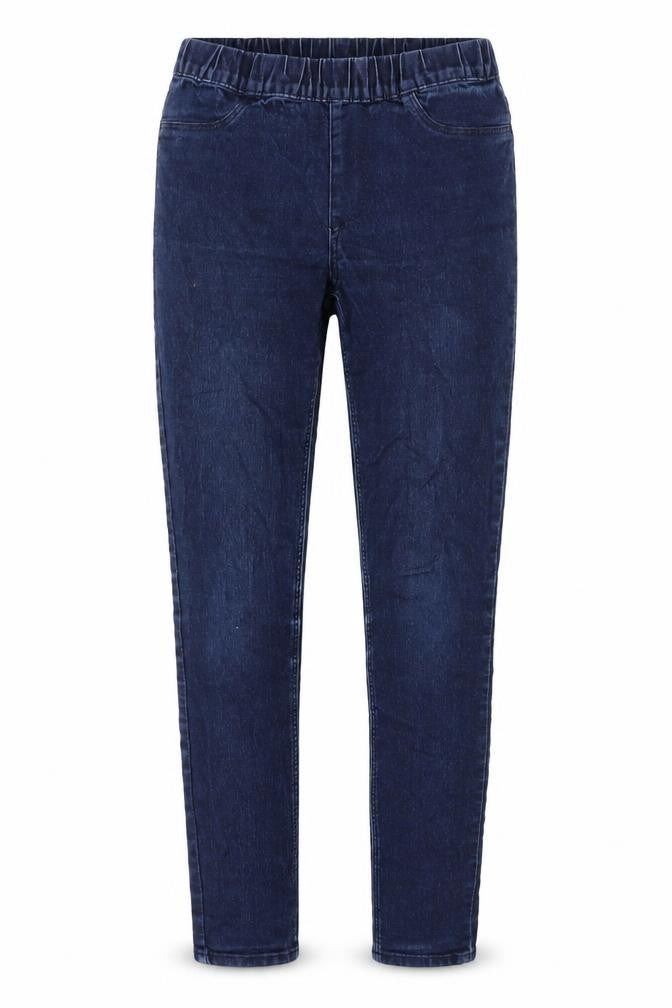 H&M Girls Blue Cotton Jegging Jeans Size 12-13 Years L28 in Regular Pullover