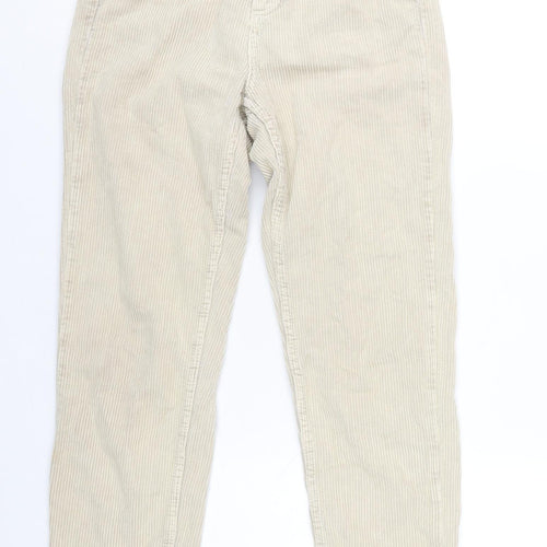 BDG Womens Beige Cotton Trousers Size 26 in L32 in Regular Zip