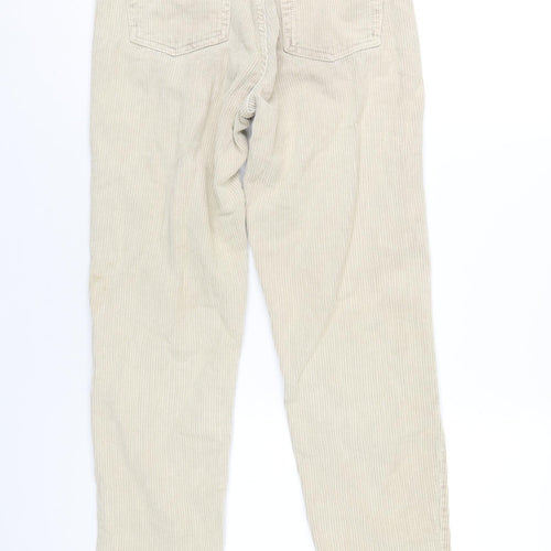 BDG Womens Beige Cotton Trousers Size 26 in L32 in Regular Zip