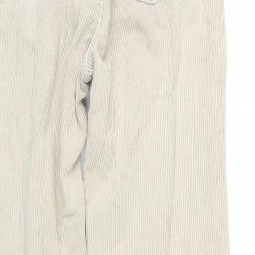 BDG Womens Beige Cotton Trousers Size 26 in L32 in Regular Zip