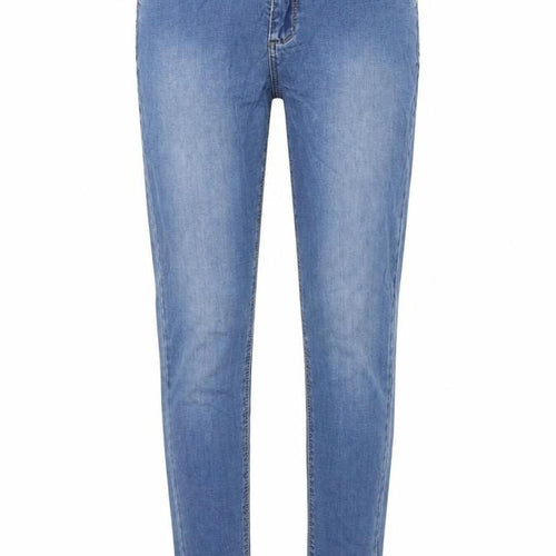 Topshop Womens Blue Cotton Skinny Jeans Size 28 in L34 in Regular Zip
