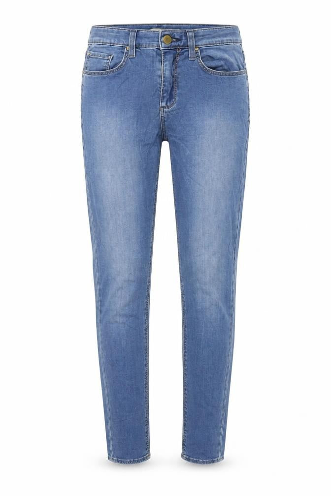Topshop Womens Blue Cotton Skinny Jeans Size 28 in L34 in Regular Zip