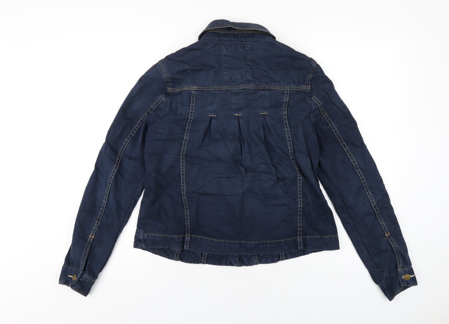 MANTARAY PRODUCTS Womens Blue Jacket Size 12 Button