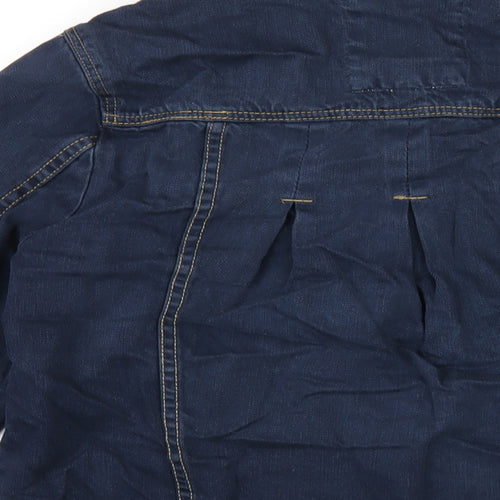 MANTARAY PRODUCTS Womens Blue Jacket Size 12 Button