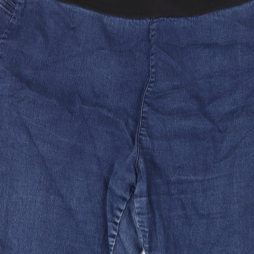 F&F Womens Blue Cotton Jegging Jeans Size 22 L28 in Regular