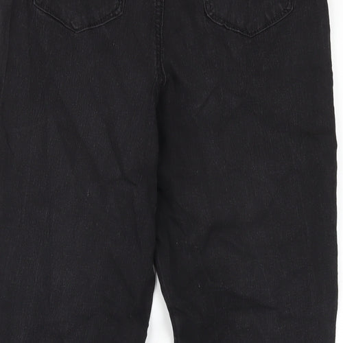 Denim & Co. Womens Black Cotton Skinny Jeans Size 14 L28 in Regular Zip