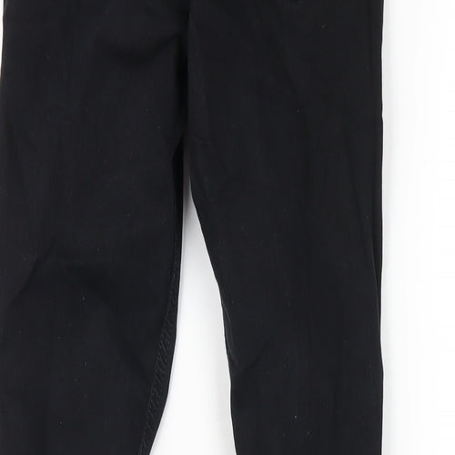 Topshop Womens Black Cotton Skinny Jeans Size 25 in L32 in Regular Zip