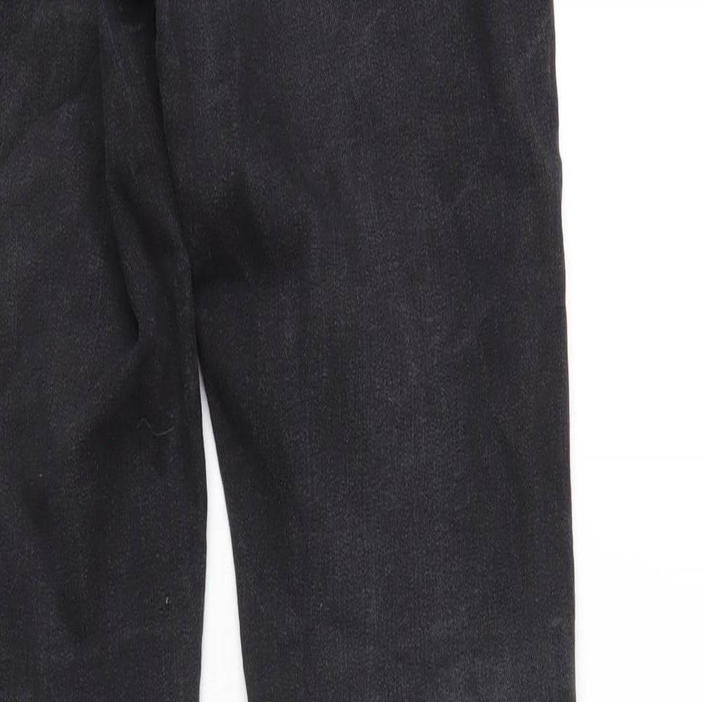 Denim & Co. Womens Black Cotton Skinny Jeans Size 10 L31 in Regular Zip