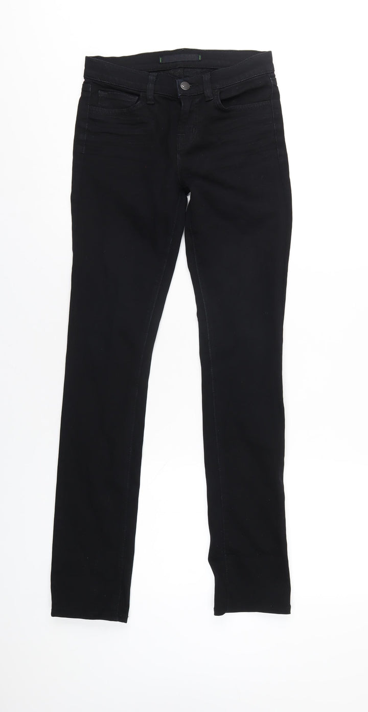 J Brand Womens Black Cotton Skinny Jeans Size 24 in L30 in Regular Zip