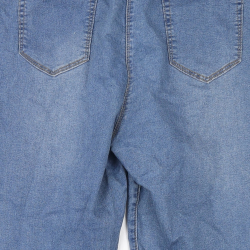 Roman Womens Blue Cotton Jegging Jeans Size 20 L23 in Regular