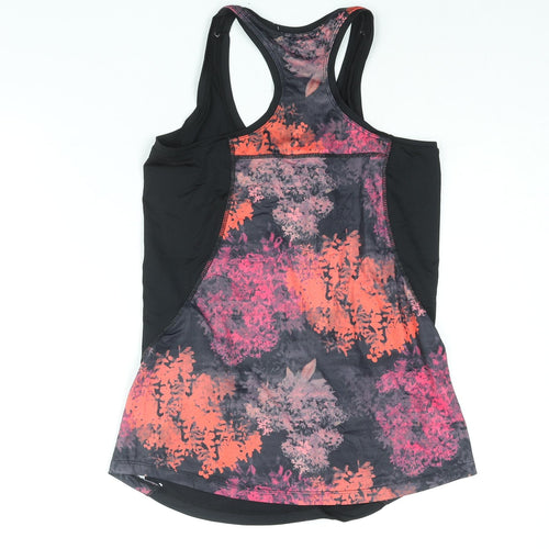 Tokyo Laundry Womens Black Colourblock Polyester Basic Tank Size 8 Scoop Neck Pullover - Geometric Print