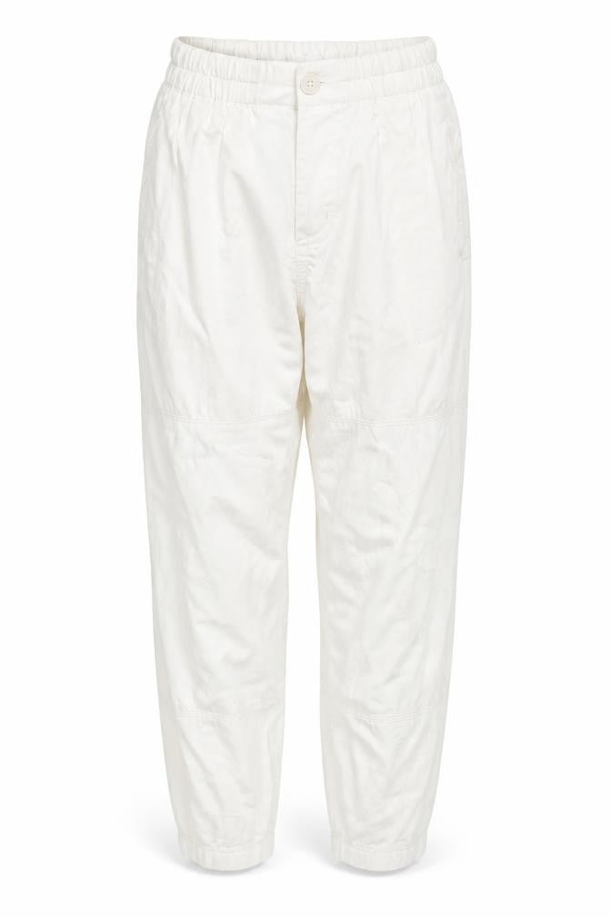 Bershka Womens White Cotton Mom Jeans Size S L24 in Regular Zip - Drawstring