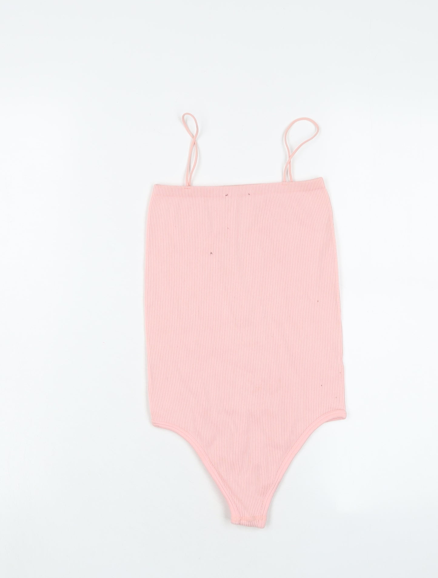 Zara Womens Pink Polyamide Bodysuit One-Piece Size XS Pullover