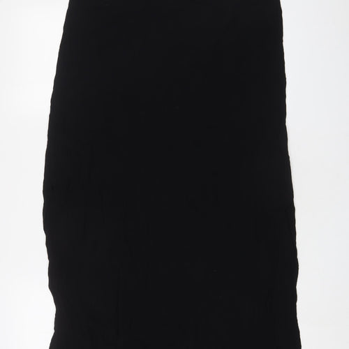 New Look Womens Black Viscose A-Line Size 18 V-Neck Pullover