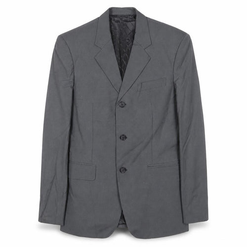 Giorgio Armani Mens Grey Polyester Jacket Suit Jacket Size 40 Regular