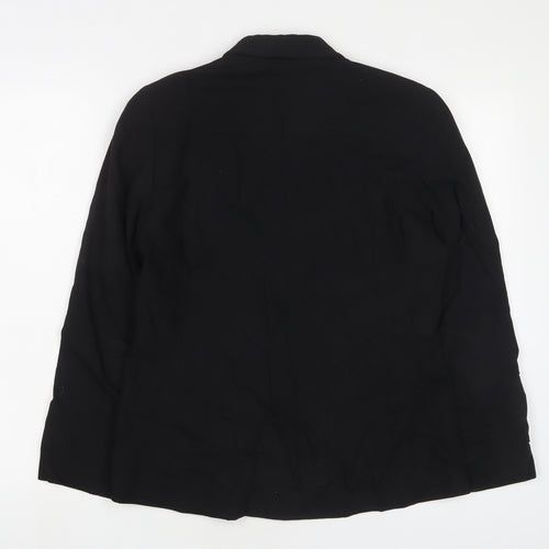 Marks and Spencer Womens Black Jacket Size 10 Zip