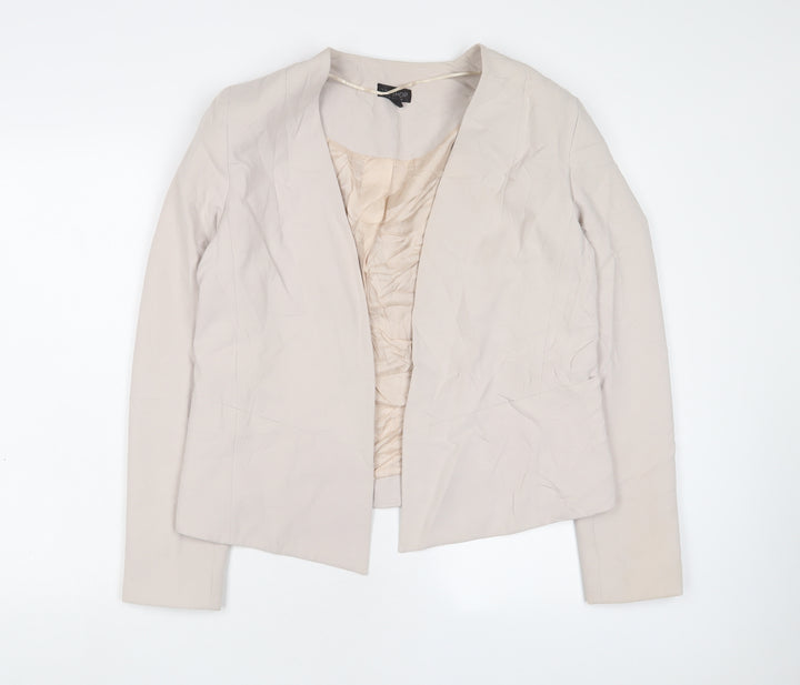 Topshop Womens Pink Jacket Blazer Size 16 - Open